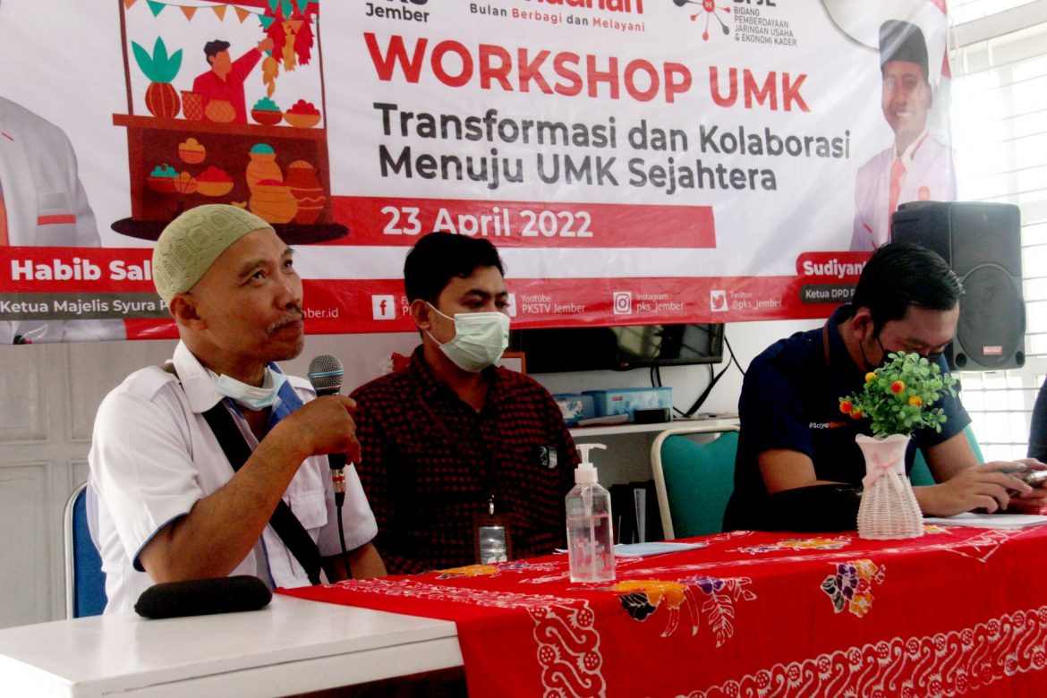 Wujudkan UMKM Sejahtera, DPD PKS Jember Gelar Workshop Di Bulan Ramadhan