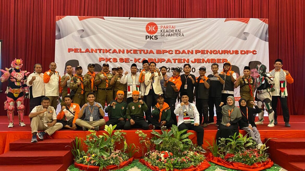 Pelantikan Pengurus DPC PKS se-Kabupaten Jember: Bekerja dengan Hati, Melayani dengan Cinta