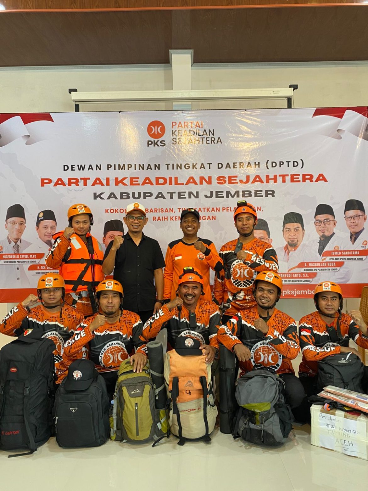 Relawan Kemanusiaan DPD PKS Jember Kembali Diberangkatkan Ke Aceh Tamiang