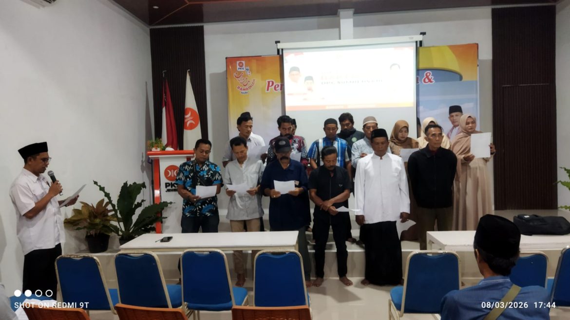 Perkuat Struktur Partai, PKS Sumbersari Lantik Pengurus DPC dan DPRa di Momentum Ramadhan