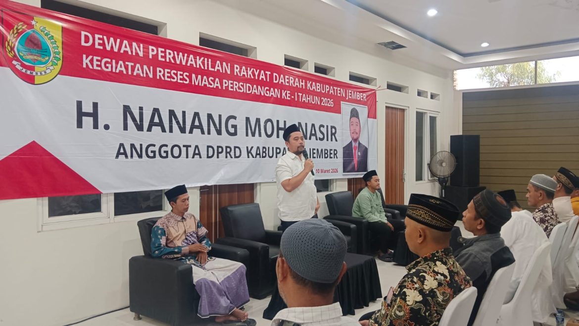 Turun ke Desa, Ketua Fraksi PKS DPRD Jember H. Nanang Nasir Dengarkan Langsung Aspirasi Warga Sumber Jeruk