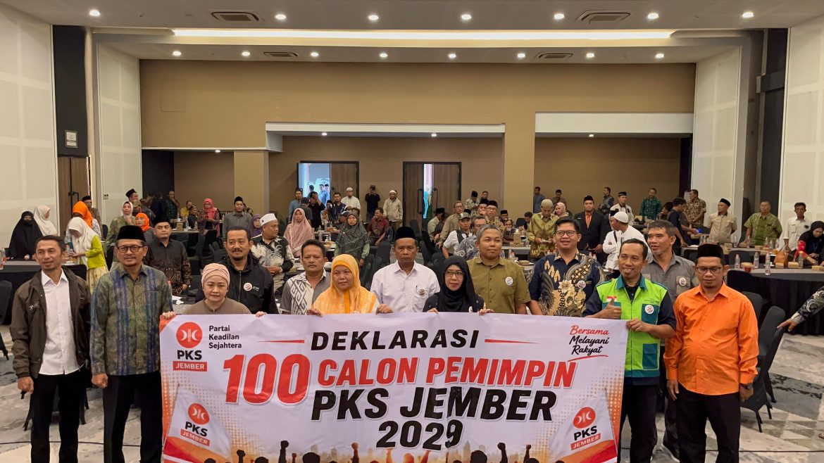 PKS Jember Deklarasikan 100 Calon Pemimpin 2029, Siap Hadirkan Generasi Pelayan Rakyat